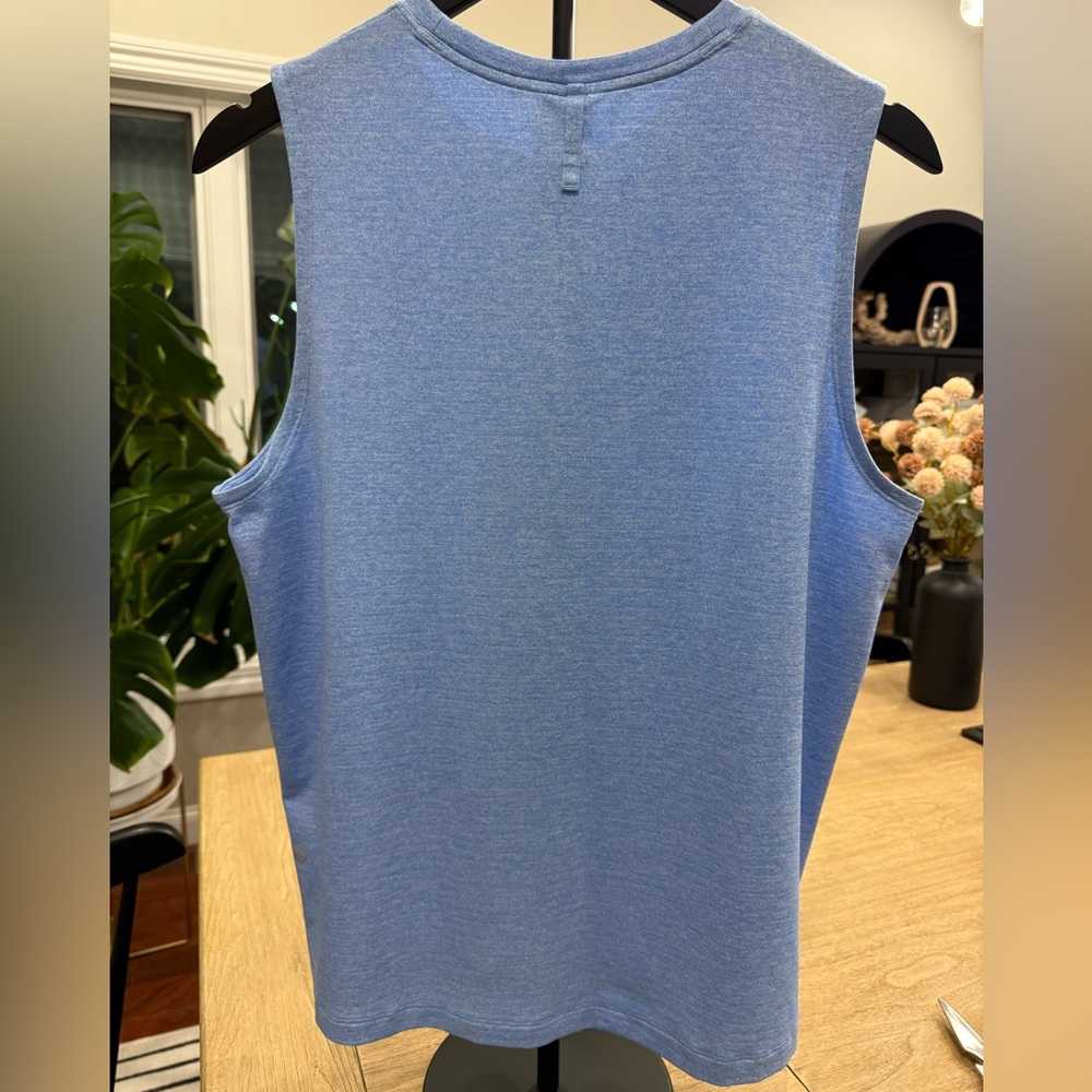 NWT Lululemon License to Train Classic Fit Tank in Heathered Aero Blue - Size 10 - Picture 2 of 7